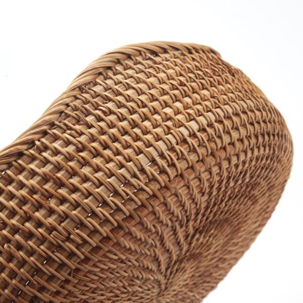 Rattan Bread Baskets Round Woven Fruit Bowls Key Holders Stackable for Storage, Snack, Fruit, Vegetable Natural Set of 3 - Image 3